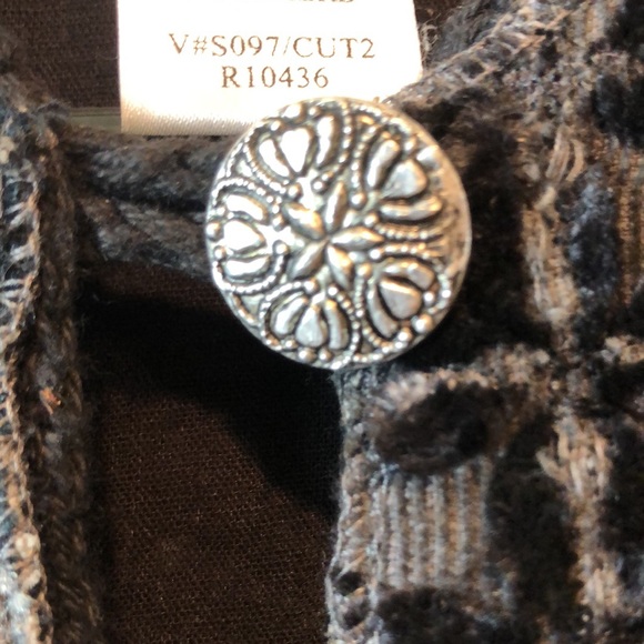 Coldwater creek patchwork sweater. Size S - Picture 7 of 7